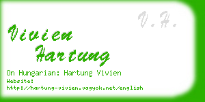 vivien hartung business card